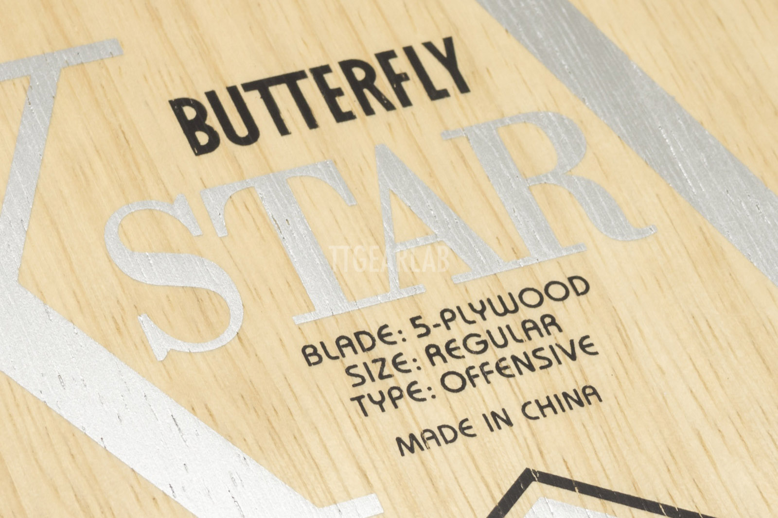 Butterfly Xstar V Blade Table Tennis Blade - Shakehand