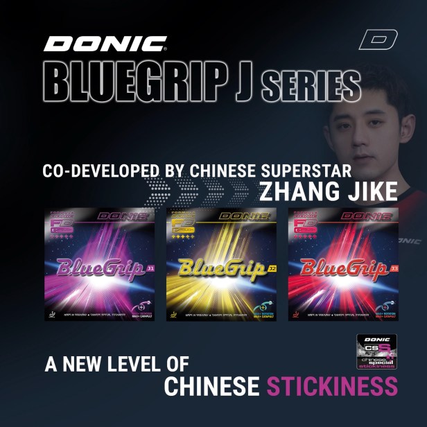 Donic BlueGrip J1 & J2 [Photos & Information] – TTGearLab